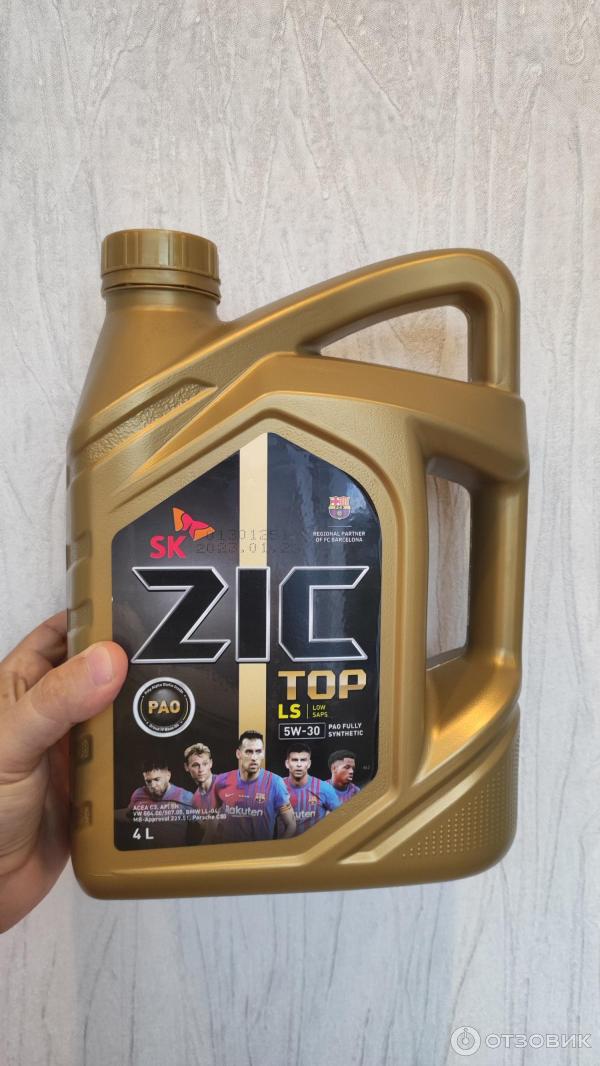 Отзыв о Моторное масло ZIC TOP LS 5W-30 | Отличное масло по доступной цене