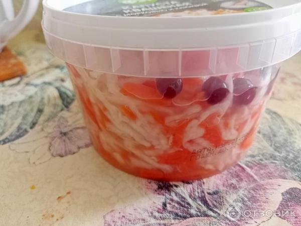 Отзыв о Капуста квашеная с морковью и клюквой ФЭГ | На один раз как ...