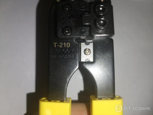 Отзыв о Инструмент обжимной для витой пары RJ-45 (8P8C) Cablexpert T ...