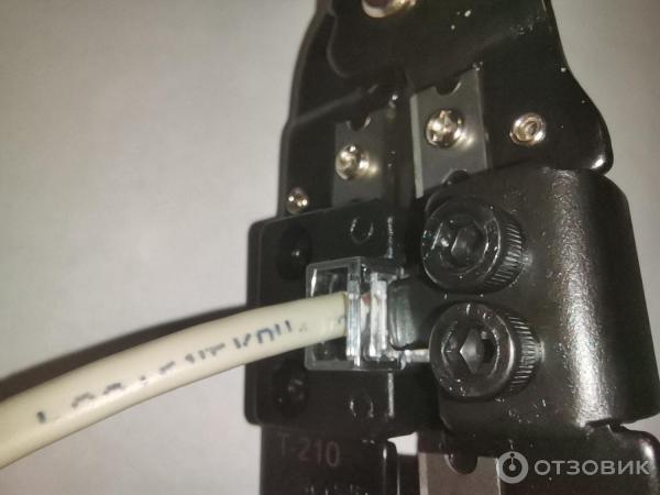 Отзыв о Инструмент обжимной для витой пары RJ-45 (8P8C) Cablexpert T ...