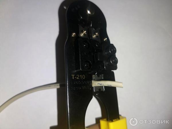 Отзыв о Инструмент обжимной для витой пары RJ-45 (8P8C) Cablexpert T ...