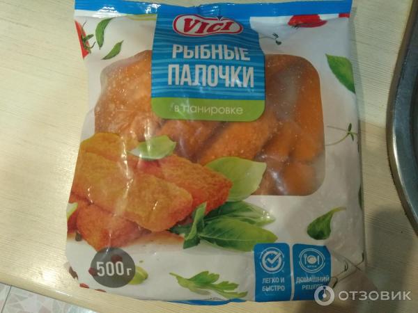 Отзыв о Рыбные палочки Vici из фарша минтая в панировке | Вкусные ...