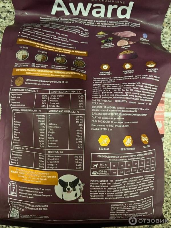 Влажные корма: