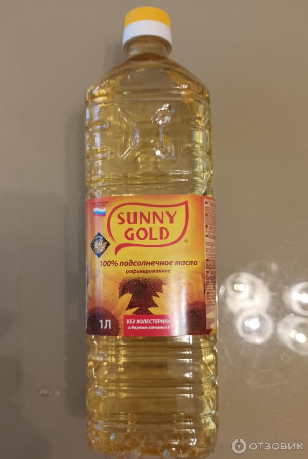 Отзыв о Подсолнечное масло Sunny Gold | Хорошее недорогое масло