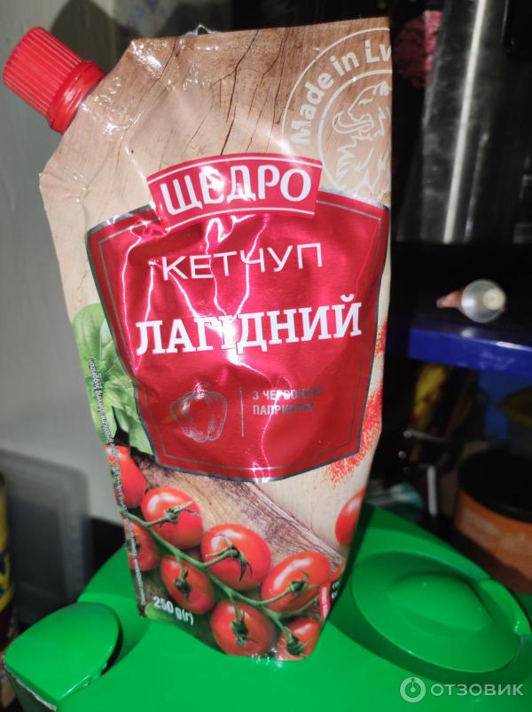 Отзыв о Кетчуп Щедро "Нежный" | Вариант с папкикой, понравился, отлично ...