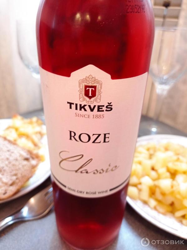 Отзыв о Полусухое розовое вино Roze (Tikves) | Просто сказочное вино.