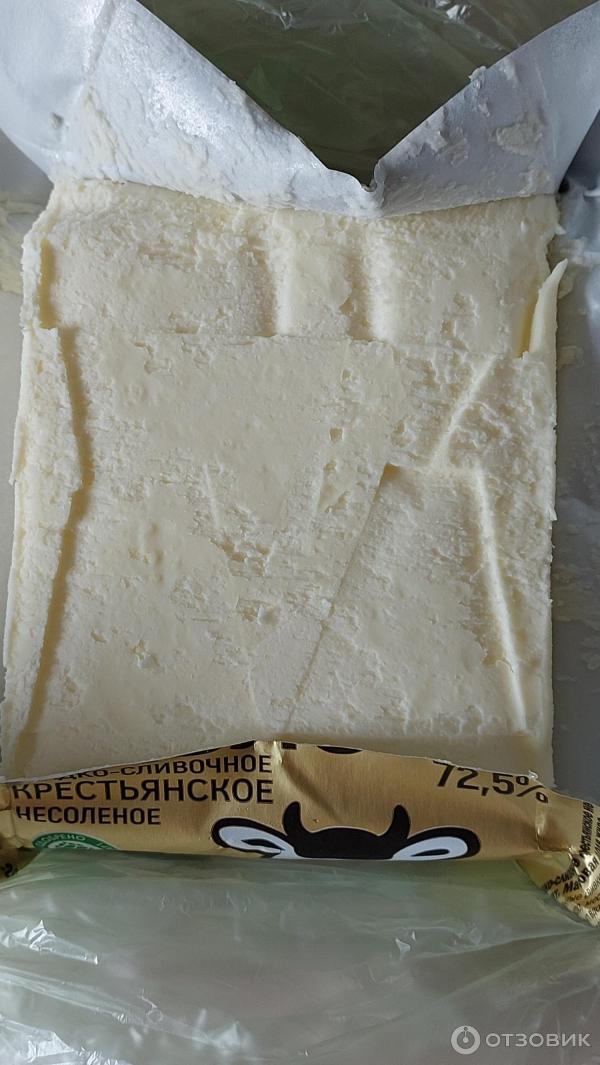 Отзыв о Масло сливочное Саянмолоко "Семенишна" 72,5% | На вкус и запах ...