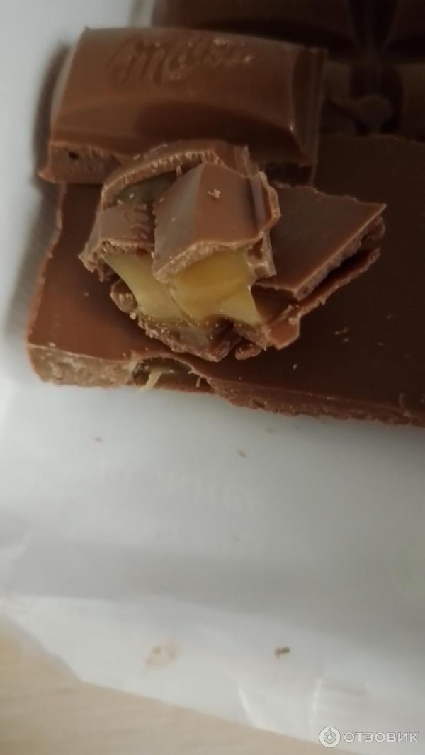 Отзыв о Шоколад молочный Milka Caramel с карамельной начинкой | Мне ...