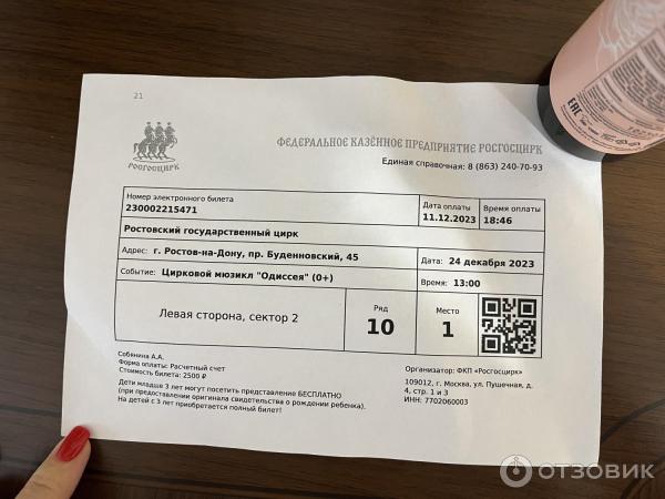 Отзыв о Мюзикл на воде "Одиссея" - цирк на Фонтанке (Россия, Санкт ...