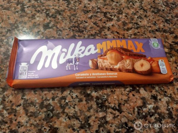 Шоколад Milka Wholenut Caramel молочный с фундуком и карамелью 300г