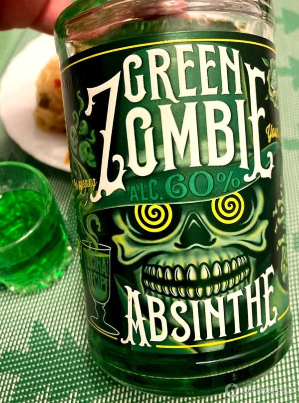 Green zombie absinthe